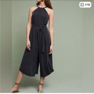 HD in Paris Dark Gray Halter Jumpsuit